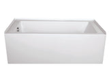 Hydro Systems SYD6032AWP-BON-RH SYDNEY 6032 AC W/WHIRLPOOL SYSTEM-BONE-RIGHT HAND