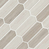 Silva-oak-picket-9.5X14-glass-mesh-mounted-mosaic-tile-SMOT-GLSPK-SILVA6MM-product-shot-multiple-tiles-angle-view