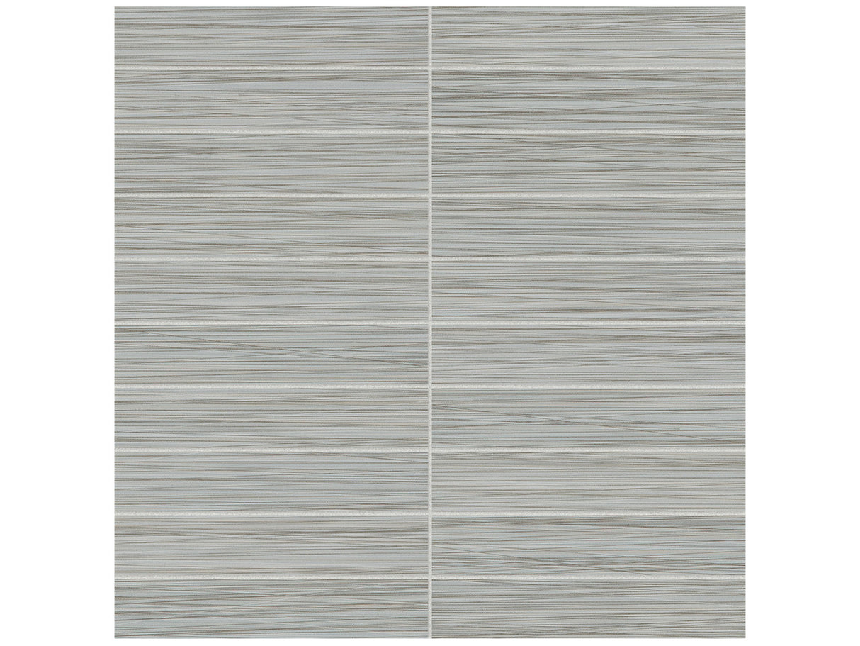 Anatolia Tile 1X6 Zera Annex Matte Silver Stacked Mosaic. 1 Sheet = .96 Sq. Ft. 4501-0311-1 Silver 1x6 - premium natural stone mosaic tile from Anatolia Tile, available at PoshHaus showroom in Keene, NH