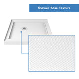 DreamLine Aqua-Q Fold 32 in. D x 32 in. W x 76 3/4 in. H Frameless Bi-Fold Shower Door in Oil Rubbed Bronze with White Kit