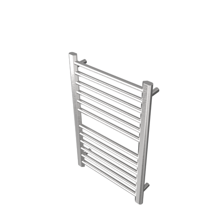 Amba Products S2132B Sirio 12-Bar Hardwired Towel Warmer - 4 x 21.5 x 33.125 in. - Brushed Finish