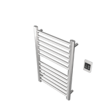 Amba Products S2132B Sirio 12-Bar Hardwired Towel Warmer - 4 x 21.5 x 33.125 in. - Brushed Finish