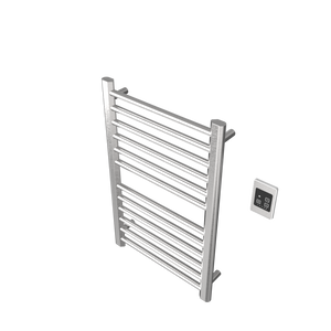 Amba Products S2132B Sirio 12-Bar Hardwired Towel Warmer - 4 x 21.5 x 33.125 in. - Brushed Finish