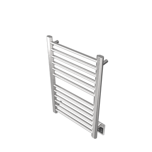 Amba Products S2132B Sirio 12-Bar Hardwired Towel Warmer - 4 x 21.5 x 33.125 in. - Brushed Finish