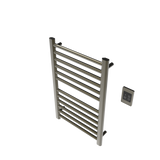 Amba Products S2132BB Sirio 12-Bar Hardwired Towel Warmer - 4 x 21.5 x 33.125 in. - Brushed Bronze Finish