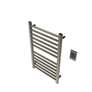 Amba Products S2132BB Sirio 12-Bar Hardwired Towel Warmer - 4 x 21.5 x 33.125 in. - Brushed Bronze Finish