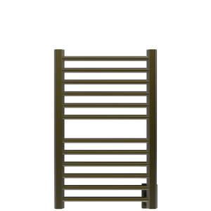 Amba Products S2132BB Sirio 12-Bar Hardwired Towel Warmer - 4 x 21.5 x 33.125 in. - Brushed Bronze Finish