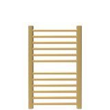 Amba Products S2132SB Sirio 12-Bar Hardwired Towel Warmer - 4 x 21.5 x 33.125 in. - Satin Brass Finish