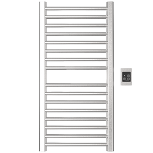 Amba Products S2142B Sirio 16-Bar Hardwired Towel Warmer - 4 x 21.5 x 42.625 in. - Brushed Finish