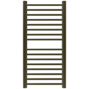Amba Products S2142BB Sirio 16-Bar Hardwired (21" W) Towel Warmer - 4 x 21.5 x 42.625 in. - Brushed Bronze Finish