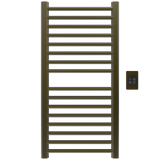 Amba Products S2142BB Sirio 16-Bar Hardwired (21" W) Towel Warmer - 4 x 21.5 x 42.625 in. - Brushed Bronze Finish