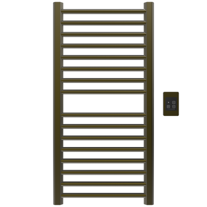 Amba Products S2142BB Sirio 16-Bar Hardwired (21" W) Towel Warmer - 4 x 21.5 x 42.625 in. - Brushed Bronze Finish