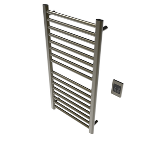 Amba Products S2142BB Sirio 16-Bar Hardwired (21" W) Towel Warmer - 4 x 21.5 x 42.625 in. - Brushed Bronze Finish