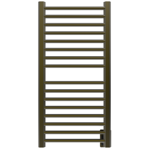 Amba Products S2142BB Sirio 16-Bar Hardwired (21" W) Towel Warmer - 4 x 21.5 x 42.625 in. - Brushed Bronze Finish