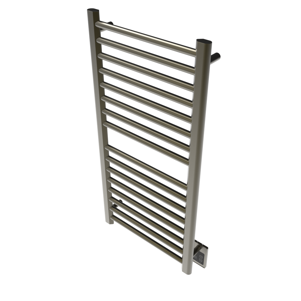 Amba Products S2142BB Sirio 16-Bar Hardwired (21" W) Towel Warmer - 4 x 21.5 x 42.625 in. - Brushed Bronze Finish