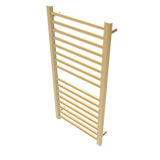 Amba Products S2142SB Sirio 16-Bar Hardwired Towel Warmer - 4 x 21.5 x 42.625 in. - Satin Brass Finish