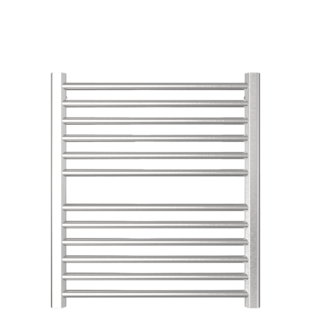 Amba Products S2932B Sirio 12-Bar Hardwired Towel Warmer - 4 x 29.375 x 33.125 in. - Brushed Finish