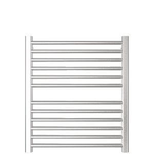 Amba Products S2932B Sirio 12-Bar Hardwired Towel Warmer - 4 x 29.375 x 33.125 in. - Brushed Finish