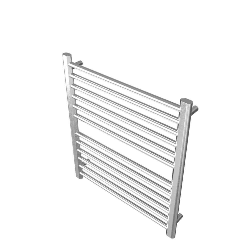 Amba Products S2932B Sirio 12-Bar Hardwired Towel Warmer - 4 x 29.375 x 33.125 in. - Brushed Finish