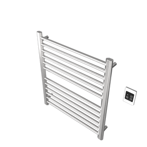 Amba Products S2932B Sirio 12-Bar Hardwired Towel Warmer - 4 x 29.375 x 33.125 in. - Brushed Finish
