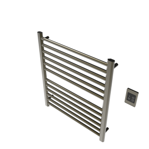 Amba Products S2932BB Sirio 12-Bar Hardwired (29" W) Towel Warmer - 4 x 29.375 x 33.125 in. - Brushed Bronze Finish