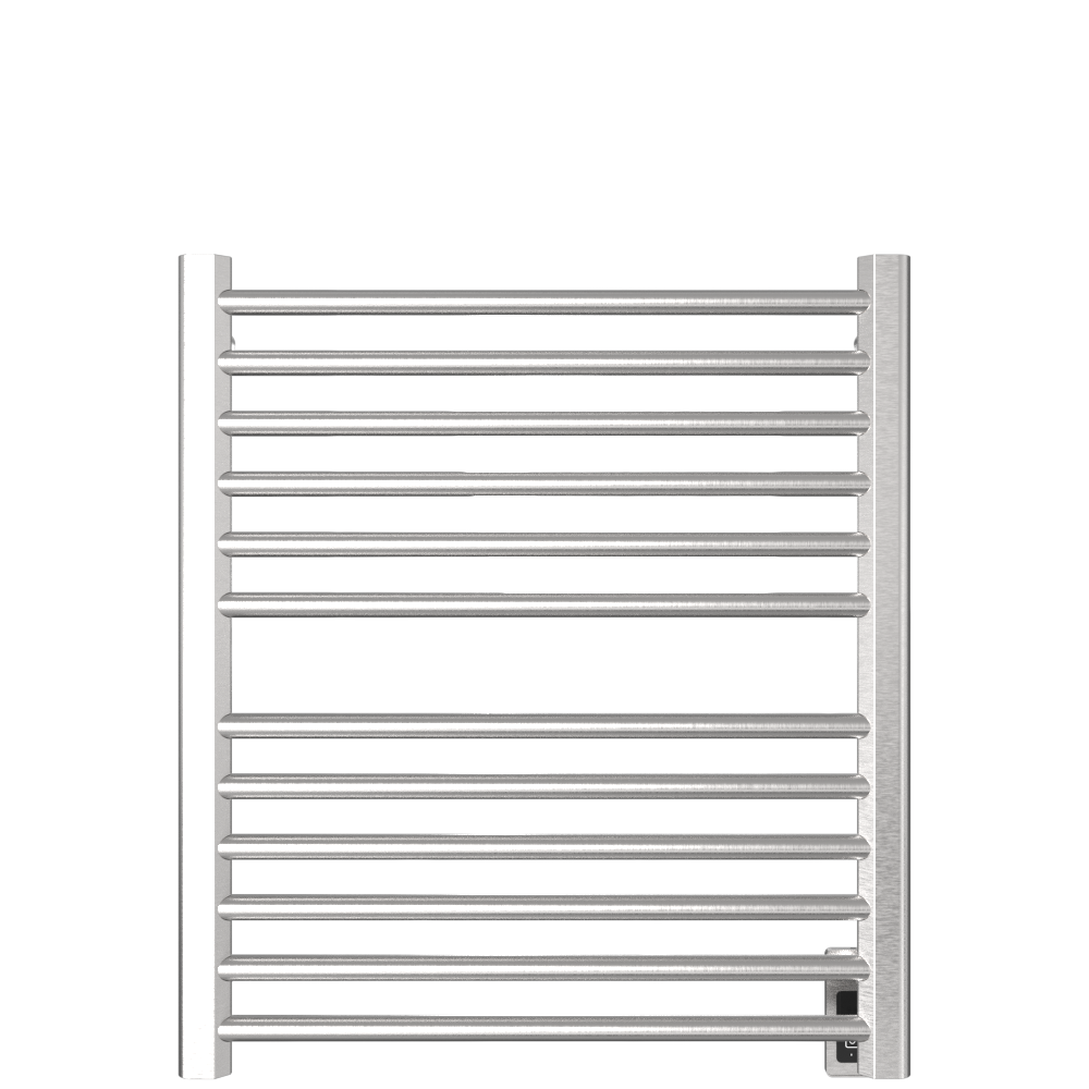 Amba Products S2932B Sirio 12-Bar Hardwired Towel Warmer - 4 x 29.375 x 33.125 in. - Brushed Finish