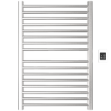 Amba Products S2942B Sirio 16-Bar Hardwired Towel Warmer - 4 x 29.375 x 42.625 in. - Brushed Finish