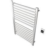 Amba Products S2942B Sirio 16-Bar Hardwired Towel Warmer - 4 x 29.375 x 42.625 in. - Brushed Finish