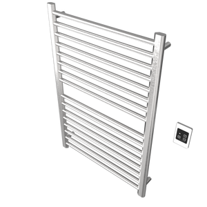 Amba Products S2942B Sirio 16-Bar Hardwired Towel Warmer - 4 x 29.375 x 42.625 in. - Brushed Finish