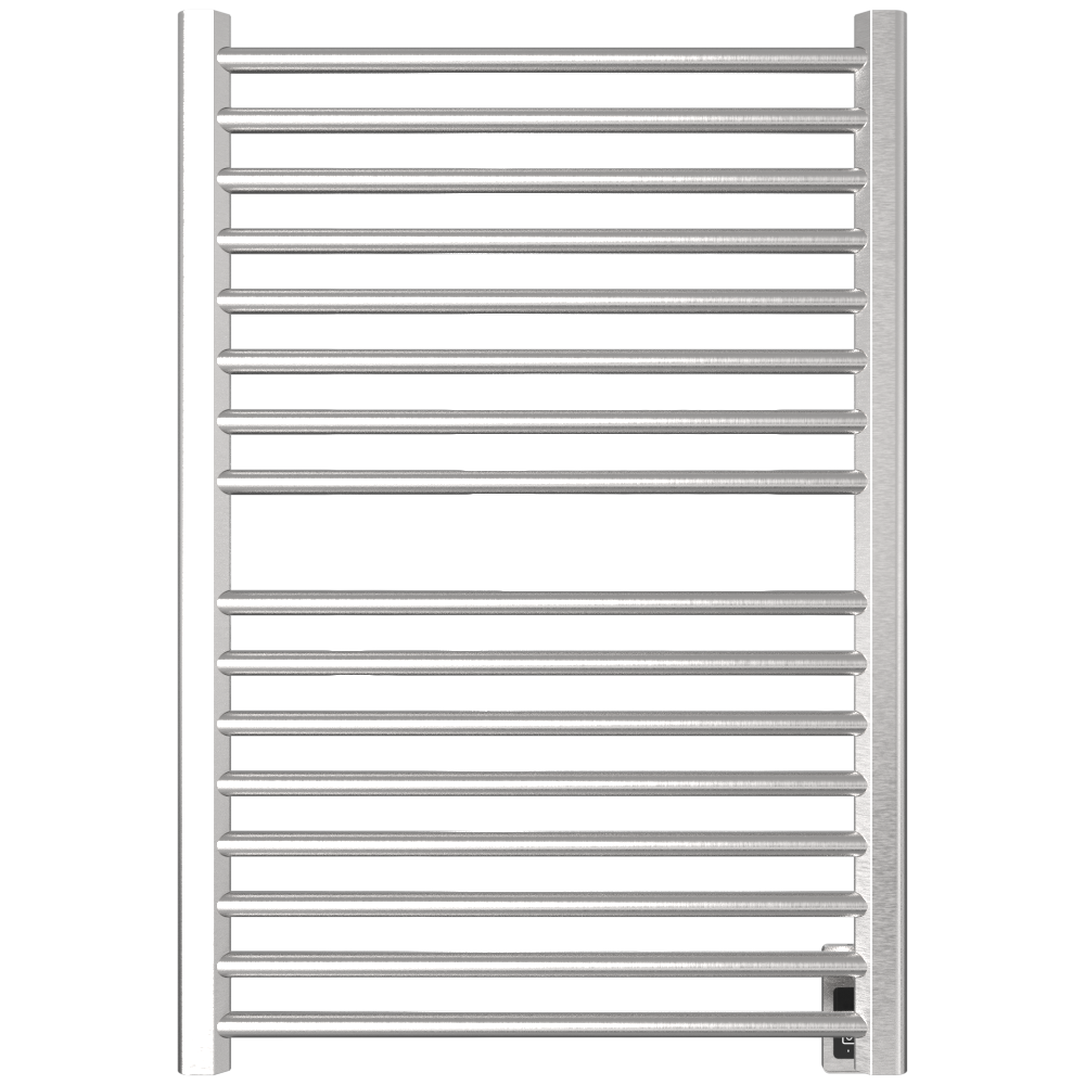 Amba Products S2942B Sirio 16-Bar Hardwired Towel Warmer - 4 x 29.375 x 42.625 in. - Brushed Finish