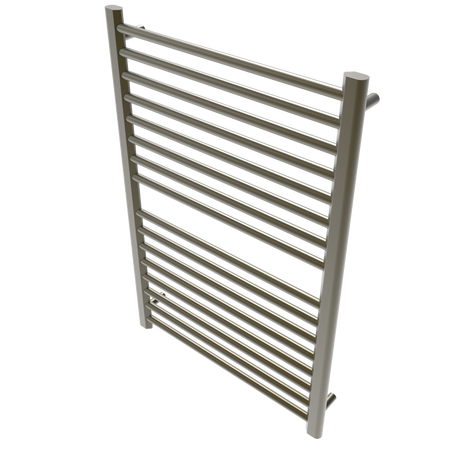 Amba Products S2942BB Sirio 16-Bar Hardwired (29" W) Towel Warmer - 4 x 29.375 x 42.625 in. - Brushed Bronze Finish