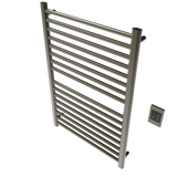 Amba Products S2942BB Sirio 16-Bar Hardwired (29" W) Towel Warmer - 4 x 29.375 x 42.625 in. - Brushed Bronze Finish