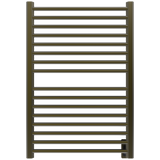 Amba Products S2942BB Sirio 16-Bar Hardwired (29" W) Towel Warmer - 4 x 29.375 x 42.625 in. - Brushed Bronze Finish