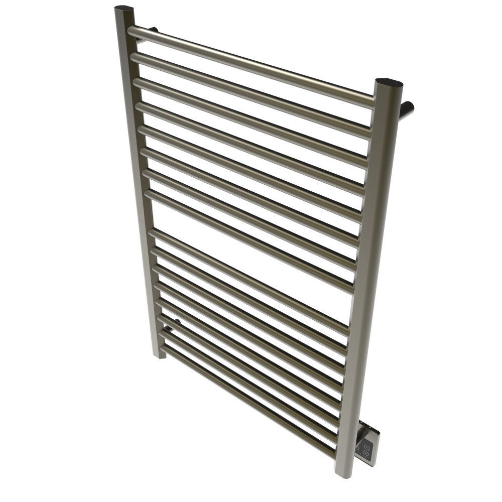 Amba Products S2942BB Sirio 16-Bar Hardwired (29" W) Towel Warmer - 4 x 29.375 x 42.625 in. - Brushed Bronze Finish