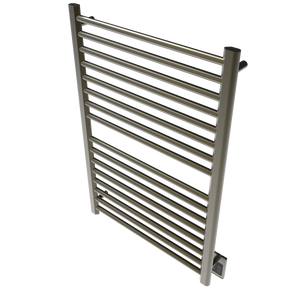 Amba Products S2942BB Sirio 16-Bar Hardwired (29" W) Towel Warmer - 4 x 29.375 x 42.625 in. - Brushed Bronze Finish