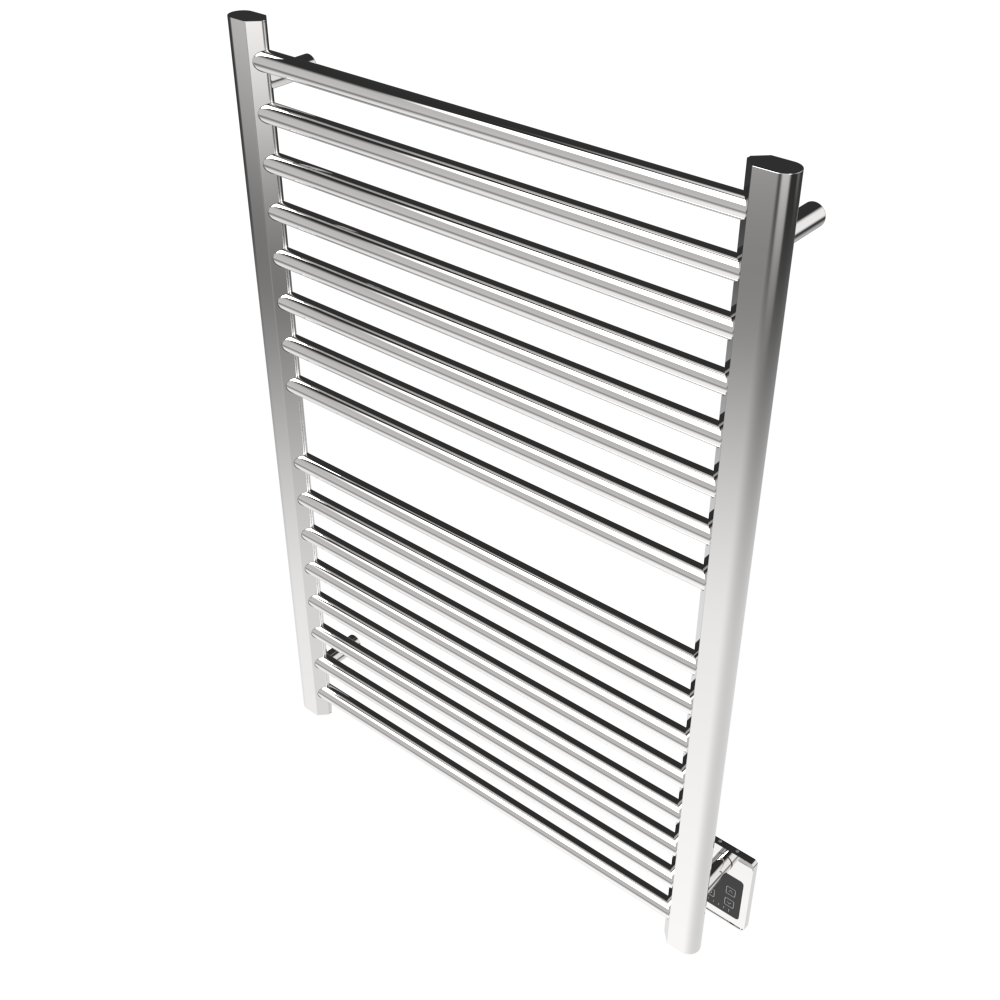 Amba Products S2942P Sirio 16-Bar Hardwired Towel Warmer - 4 x 29.375 x 42.625 in. - Polished Finish