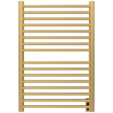 Amba Products S2942SB Sirio 16-Bar Hardwired Towel Warmer - 4 x 29.375 x 42.625 in. - Satin Brass Finish