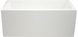 Hydro Systems SAP4128SWP-WHI SAPPHIRE 4128 STON W/ WHIRLPOOL SYSTEM - WHITE
