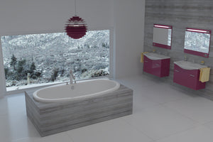 Americh SO6736TA5-WH Snow 6736 - Tub Only / Airbath 5 - White