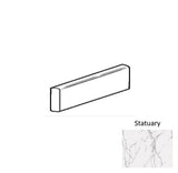 Roca Tile Usa Inc Elegant Ideas 3X12 Bullnose Statuary White Glazed Porcelain Trim Ufstu101-S43C9