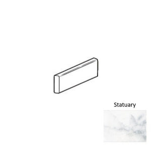 Roca Tile Usa Inc Elegant Ideas 3X6 Bullnose Statuary White Ceramic Wall Trim Uwstb101-S4369