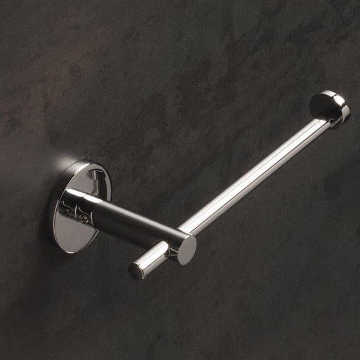 Toilet Roll Holder, Chrome, Round