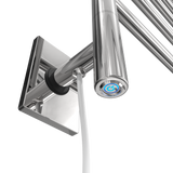 Amba Products SB5-P Swivel Bar Hardwired & Plug-in Combo Towel Warmer with 5 Bars - 4.438 x 24.563 x 34.625 in. - Polished Finish