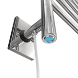 Amba Products SL3-P Swivel Loop Hardwired & Plug-in Combo Towel Warmer with 3 Looped Bars - 4.438 x 24.563 x 34.625 in. - Polished Finish