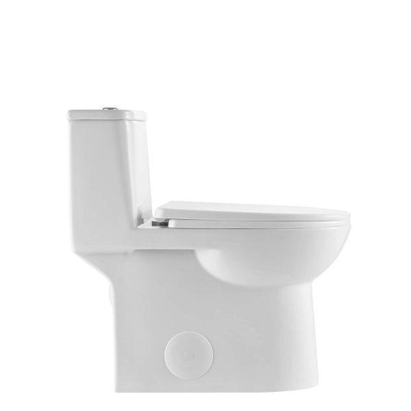 Blossom T9 03 Sleek One-Piece Toilet with Dual-Mode Flushing & ADA Height
