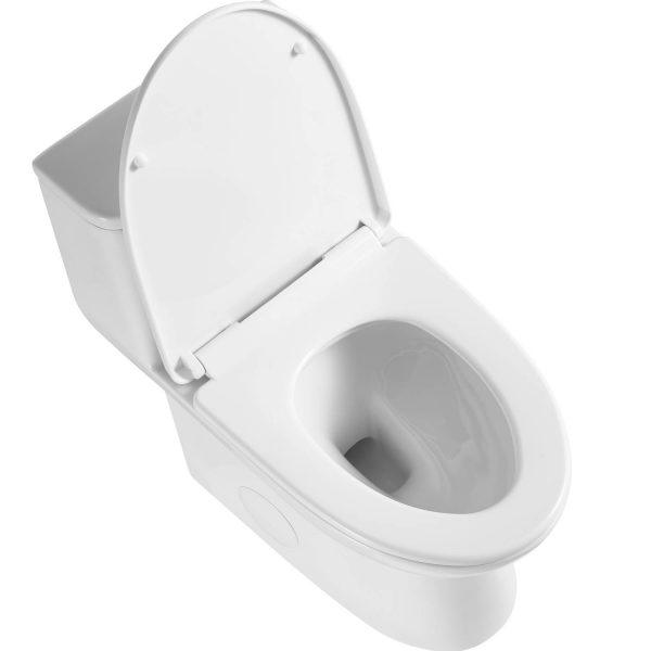 Blossom T9 03 Sleek One-Piece Toilet with Dual-Mode Flushing & ADA Height