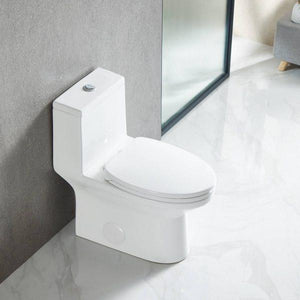 Blossom ADA-Compliant One-Piece Toilet T9 04 with Self-Cleaning Surface & Water-Saving Flush