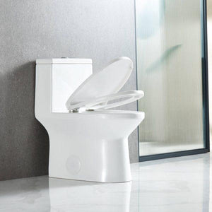 Blossom ADA-Compliant One-Piece Toilet T9 04 with Self-Cleaning Surface & Water-Saving Flush