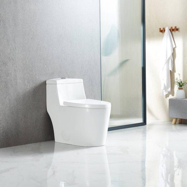 Blossom T9 05 One-Piece Toilet with Dual Cyclone Flush & Self-Cleaning Surface