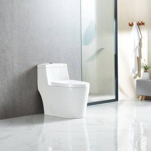 Blossom T9 05 One-Piece Toilet with Dual Cyclone Flush & Self-Cleaning Surface